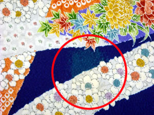 色が抜けてしまった着物