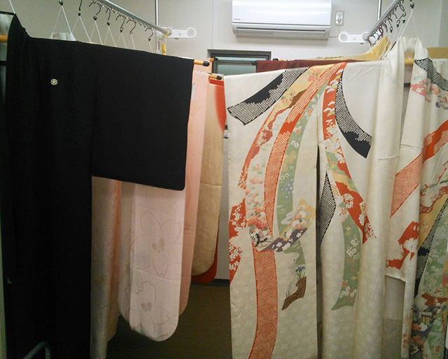 着物専用の乾燥室