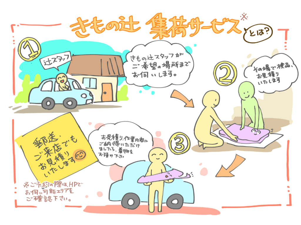 着物クリーニング　訪問集荷・無料お見積り